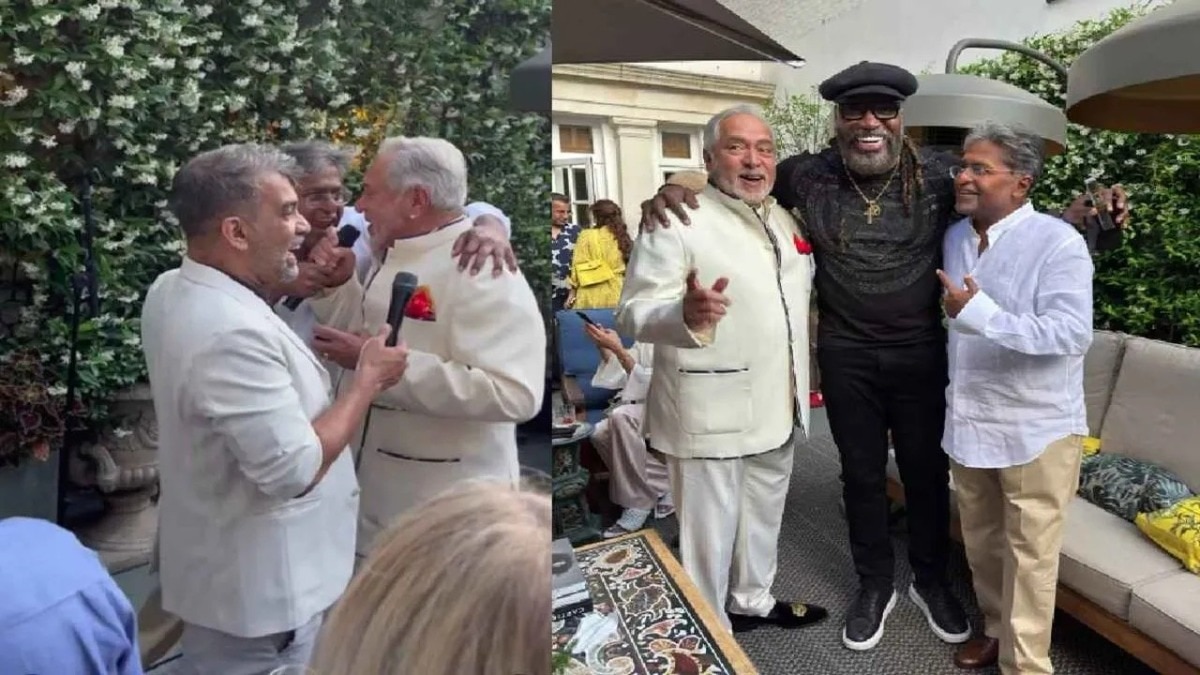 लंदन में ललित मोदी और विजय माल्या की पार्टी