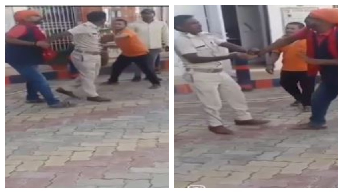 सीतामढ़ी में पुलिसकर्मी की पिटाई