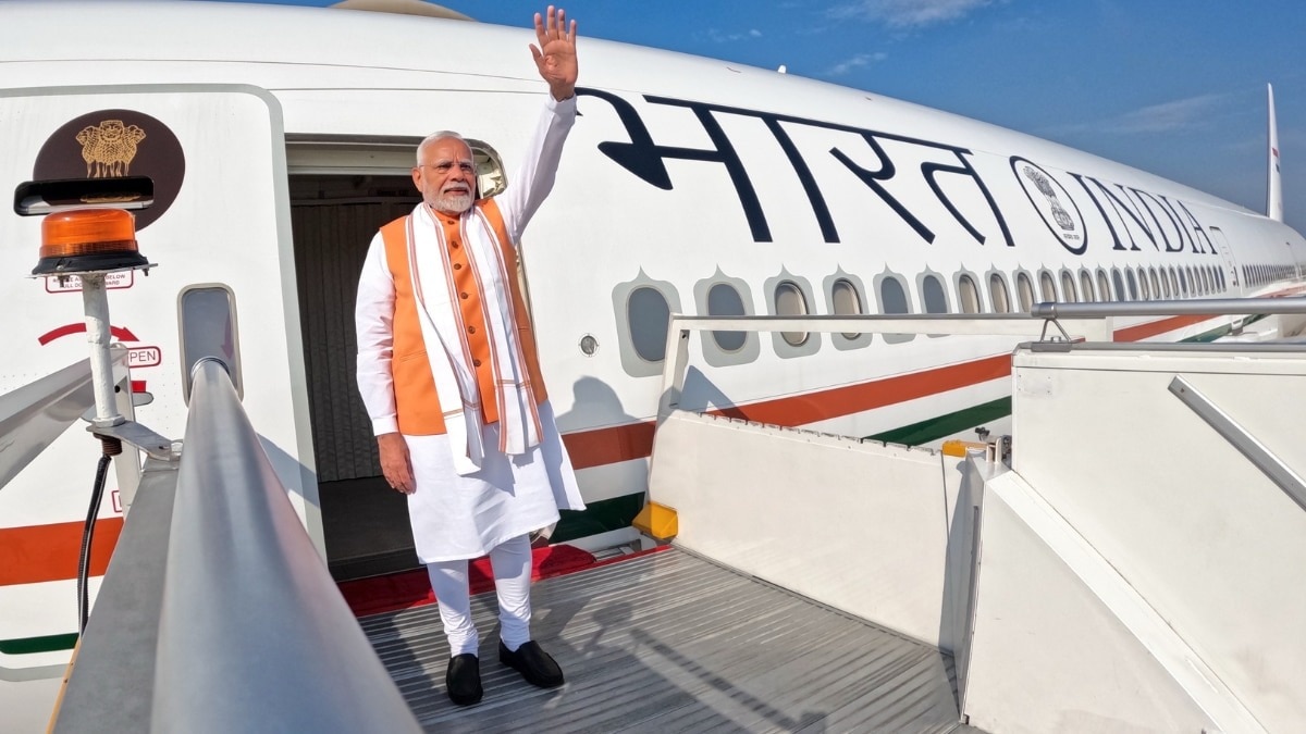 पीएम नरेंद्र मोदी ब्राजील पहुंचे (फोटो क्रेडिट - पीटीआई)