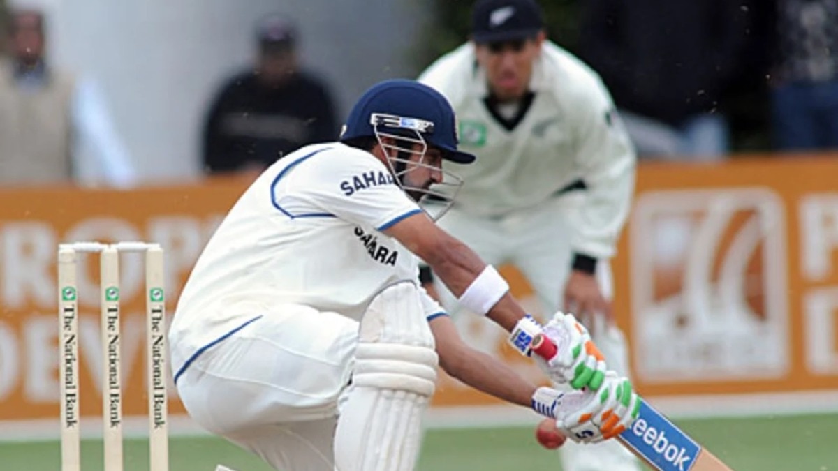 Gautam Gambhir During Wellington Test 2009