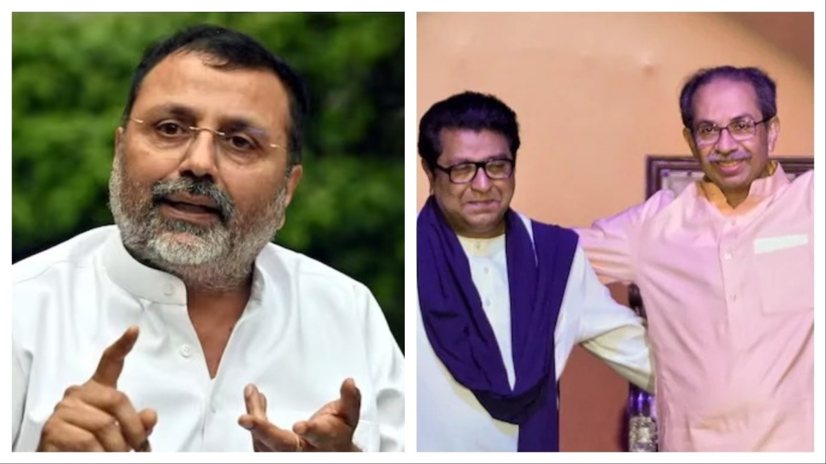 Nishikant Dubey, Raj Thackeray, Uddhav Thackeray