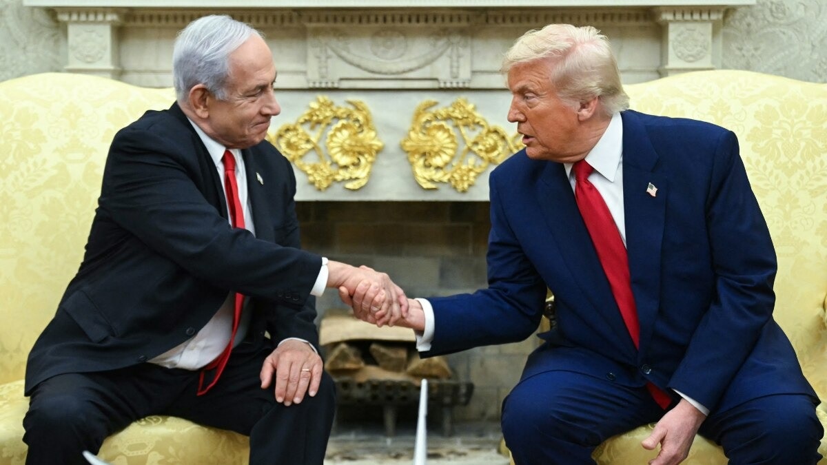 Netanyahu meet Trump at the White House 
