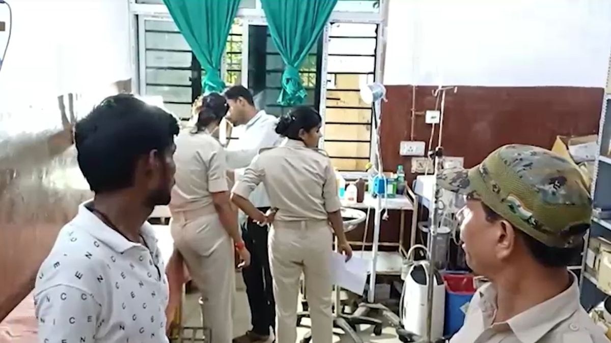घायलों को अस्पताल में कराया भर्ती. (Screengrab)