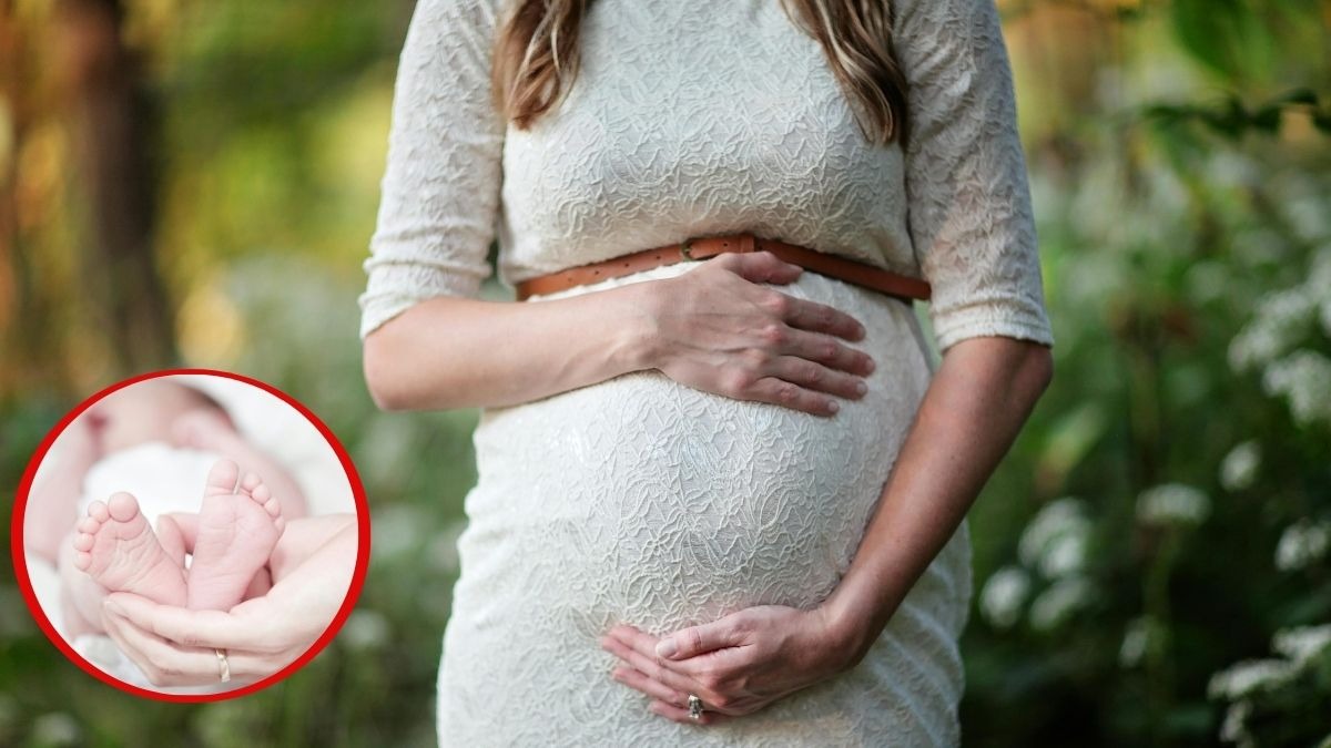 Pregnant woman and Baby