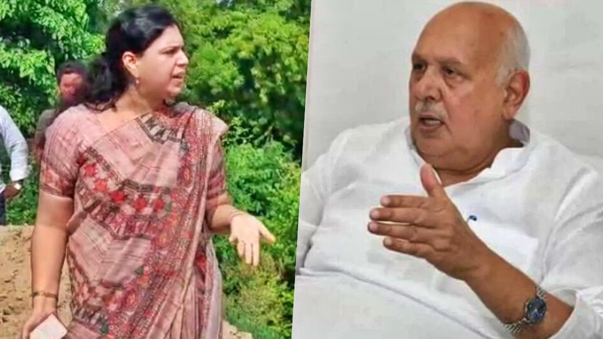 Deoria DM Divya Mittal and Minister Surya Pratap Shahi