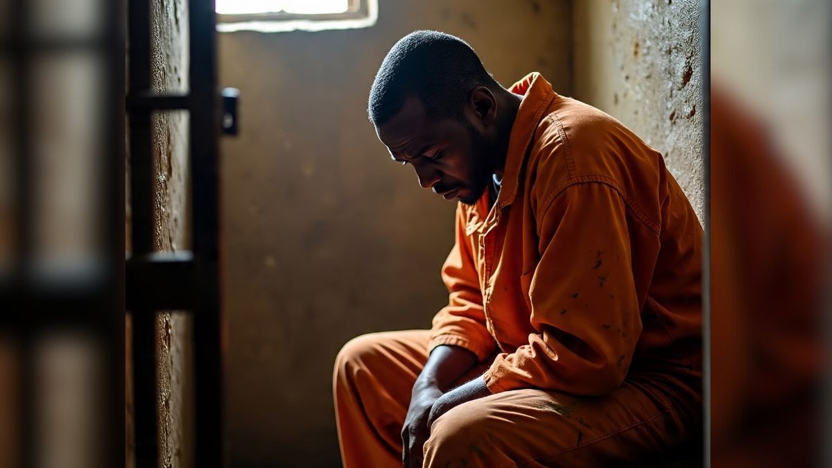 prisoner in jail