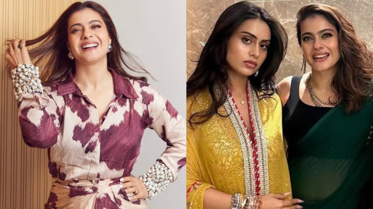 Actress Kajol with daughter Nysa