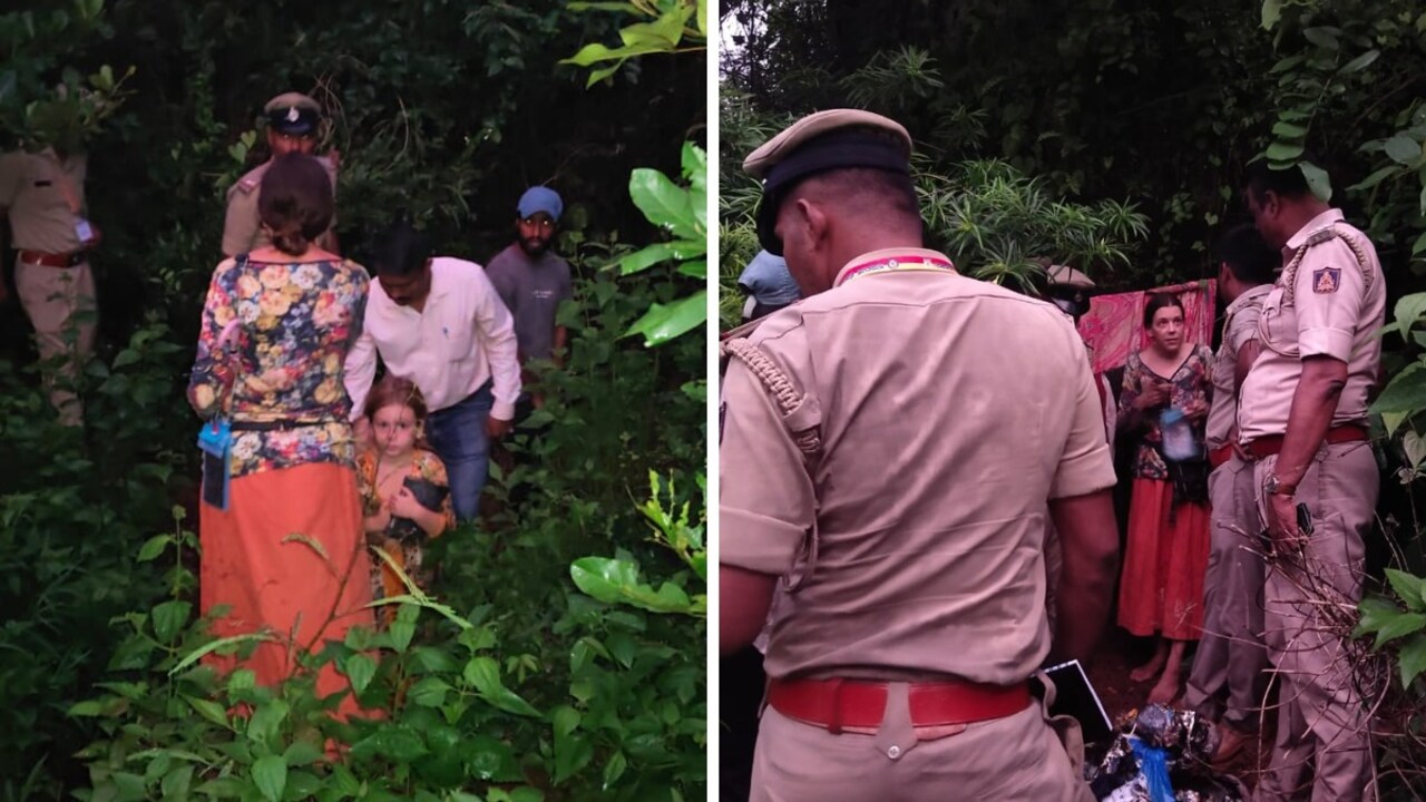 Russian Woman Rescued from Gokarna Cave - गोकर्ण की गुफा में दो बेटियों संग मिली रूसी महिला... 8 साल पहले खत्म हो चुका था वीजा, बोली- मेडिटेशन कर रही थी - Russian