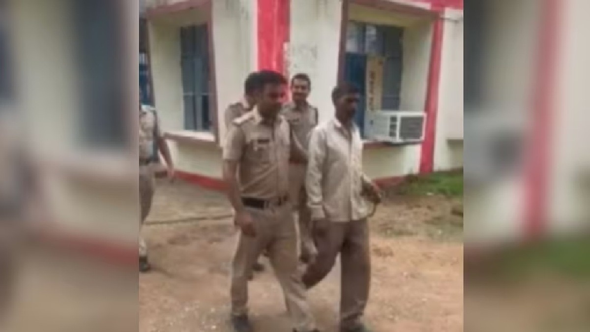 man arrested by police