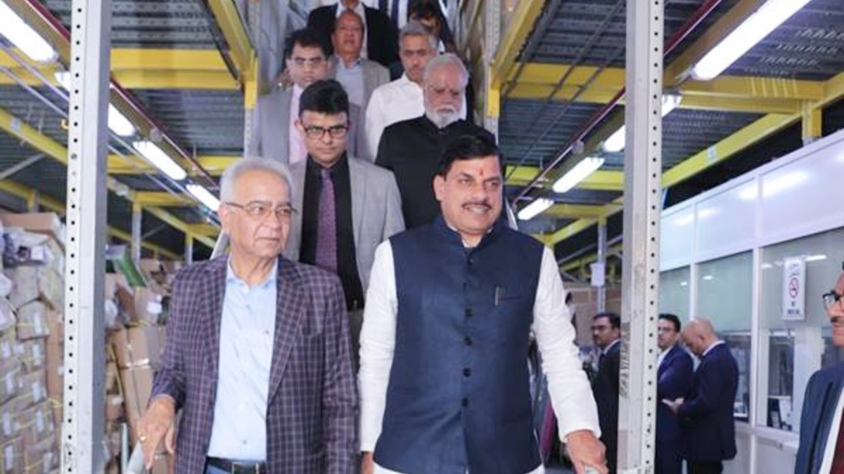 CM मोहन यादव ने किया TEXMAS का दौरा.(Photo: Screengrab)