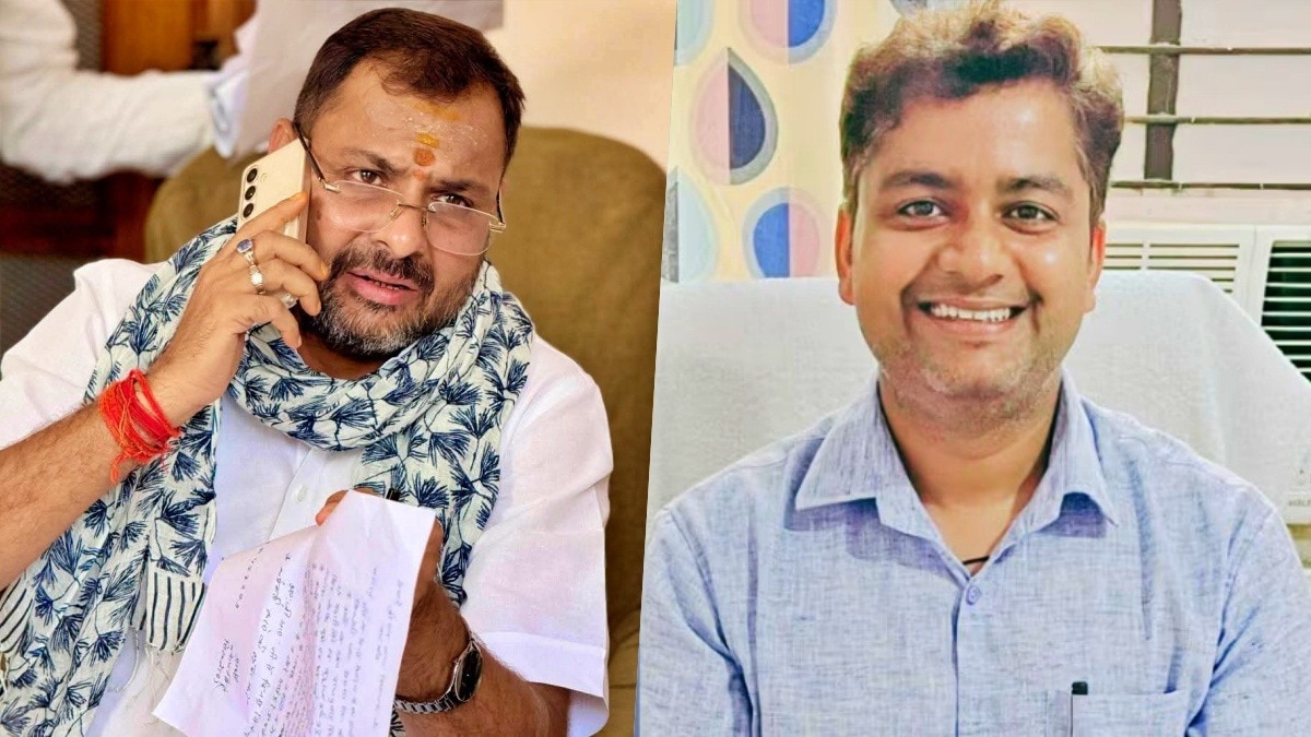 MLA Prakash Dwivedi and SDM Rajat Verma (Photo- ITG)