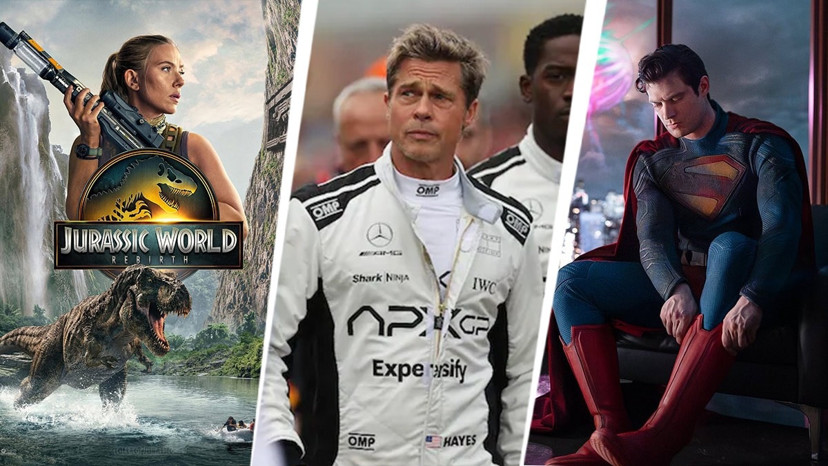superman teams up with jurassic world rebirth, f1 for hit hat trick on indian box office 