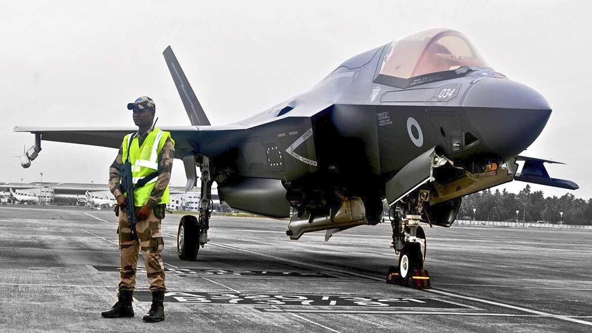 British F 35B Stealth Fighter Jet Thiruvananthapuram