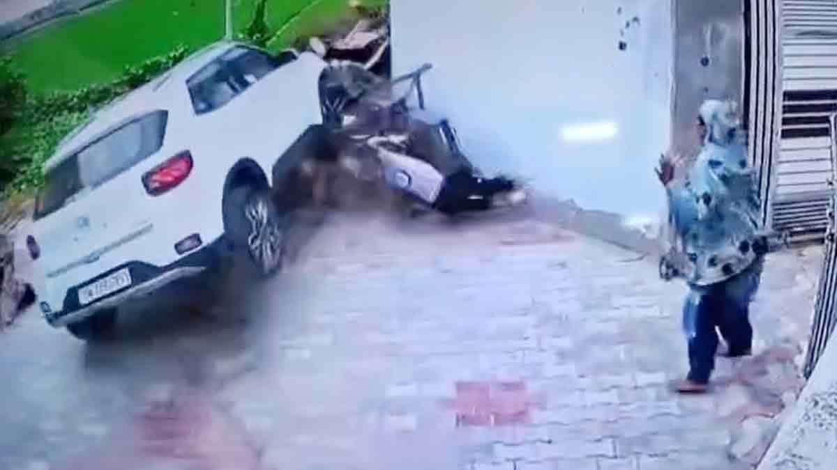 Attempt to kill brother's family by running car over them