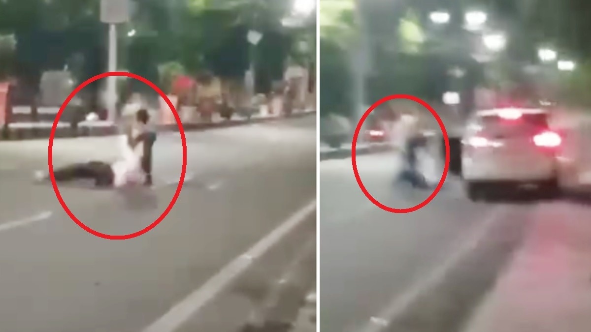 पैसे न देने पर की युवक की पिटाई. (Photo: Screengrab)