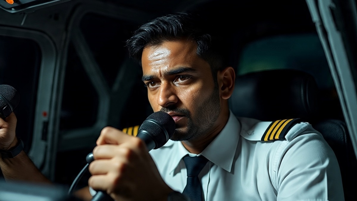 इंडिगो फ्लाइट ने मुंबई में इमरजेंसी लैंडिंग के लिए 'पैन पैन पैन' का मैसेज दिया. (Photo: AI Generated)