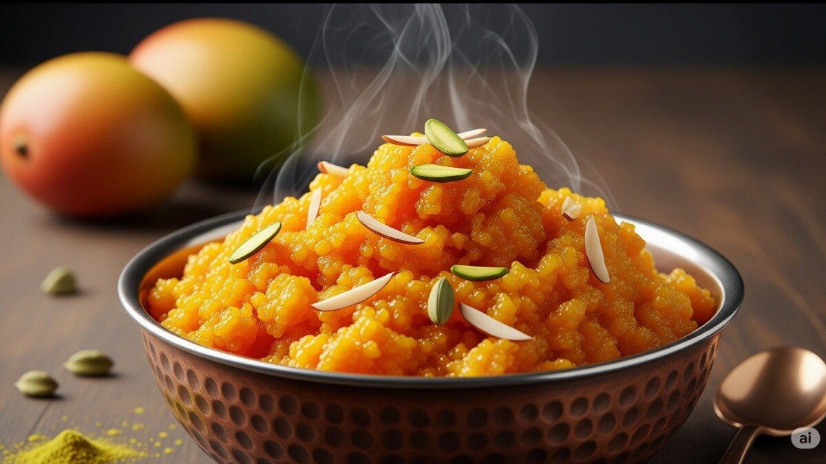 आम का हलवा (Photo Credit: AI Generated)