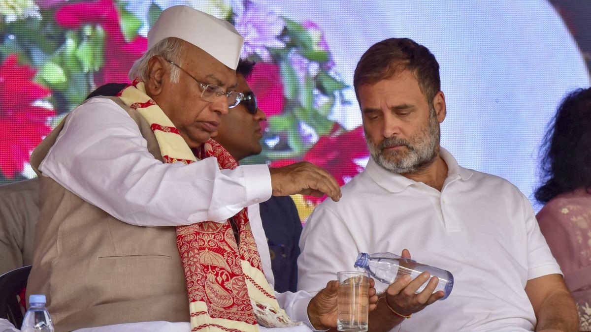 mallikarjun kharge rahul gandhi glass water