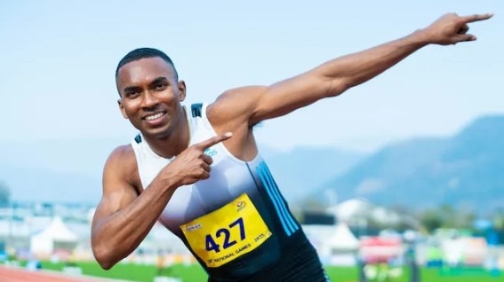 Sprinter Animesh Kujur.