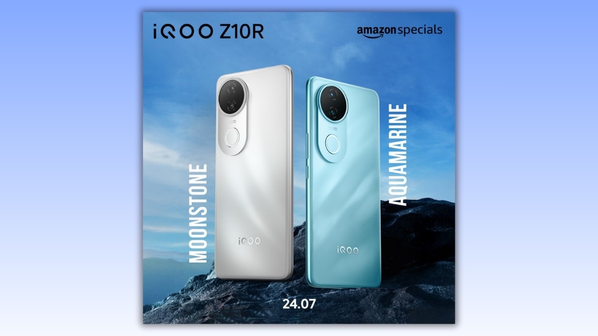 iQOO Z10R दो कलर ऑप्शन में लॉन्च होगा. (फोटो-iQOO)