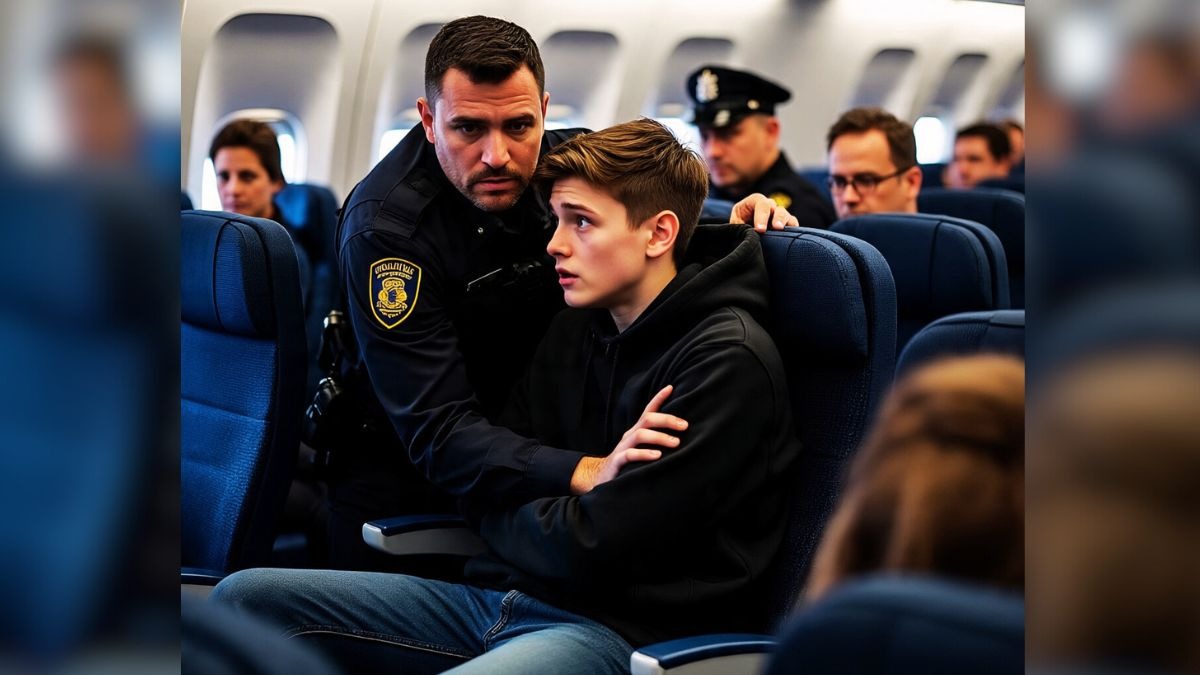 police arrested teenager in flight 