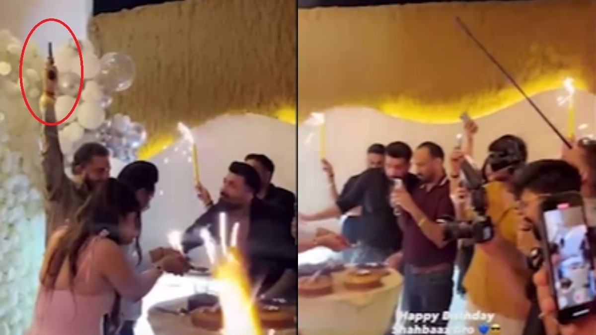 पार्टी में ताबड़तोड़ 5 से 7 राउंड फायरिंग की.  (Photo: Screengrab)