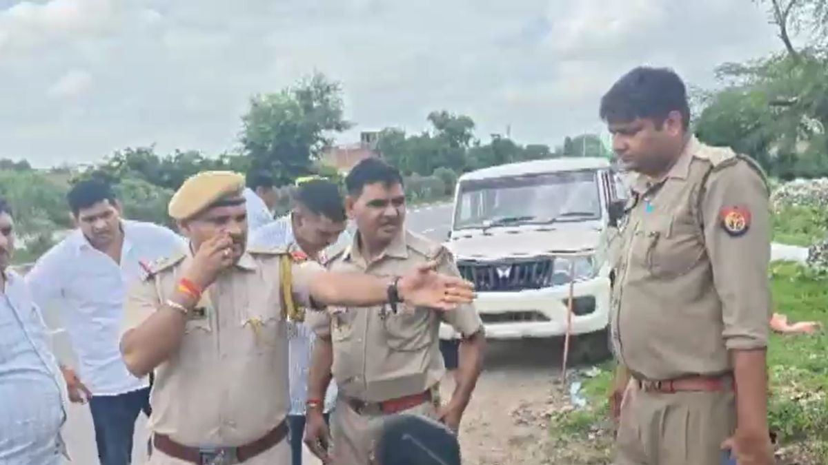 पुलिस ने धौलपुर में बरामद किया शव. (Photo: Screengrab)