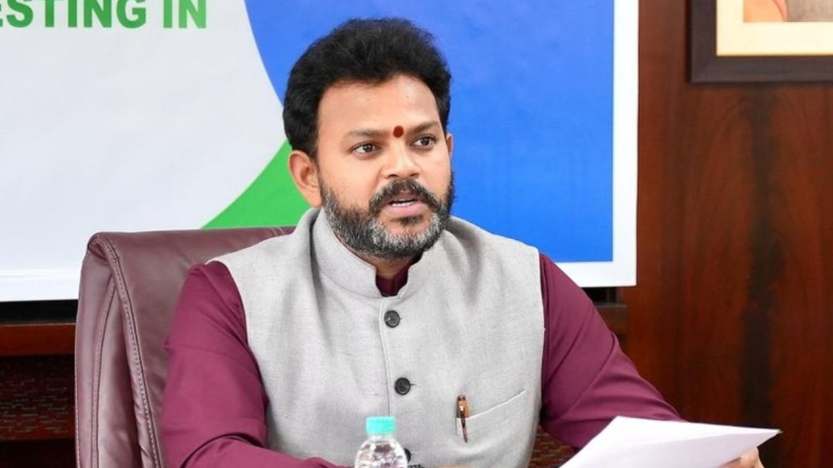 केंद्रीय मंत्री राममोहन नायडू.