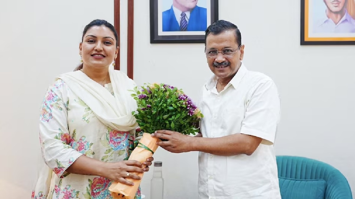 अनमोल गगन मान और अरविंद केजरीवाल- (File Photo: ITG)