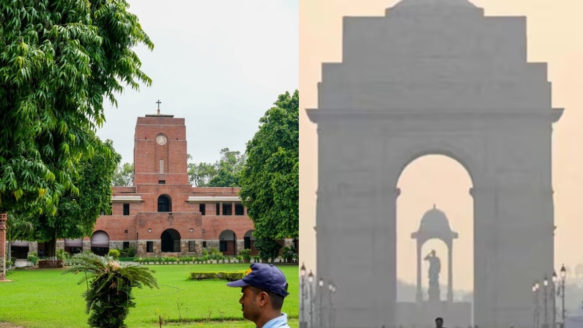 चंडीगढ़ के छात्र को दिल्ली यूनिवर्सिटी में दाखिला मिला, लेकिन प्रदूषण के चलते पेरेंट्स ने मना कर दिया ( Photo: PTI & ITG)