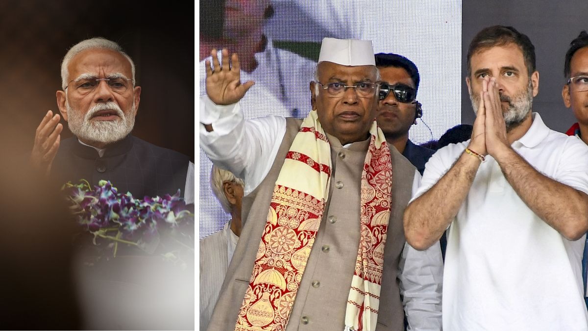 narendra modi mallikarjun kharge rahul gandhi