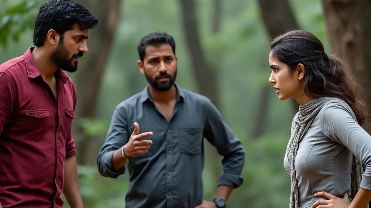 जंगल में प्रेमी जोड़े की पिटाई के आरोप में दो लड़कों को गिरफ्तार किया गया है. (Photo: AI-generated)