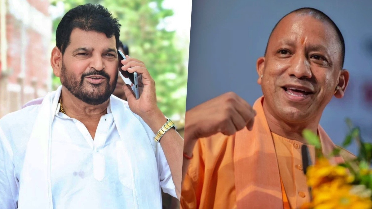 बृजभूषण शरण सिंह और CM योगी की मुलाकात से बढ़ी सियासी हलचल (Photo- ITG) 