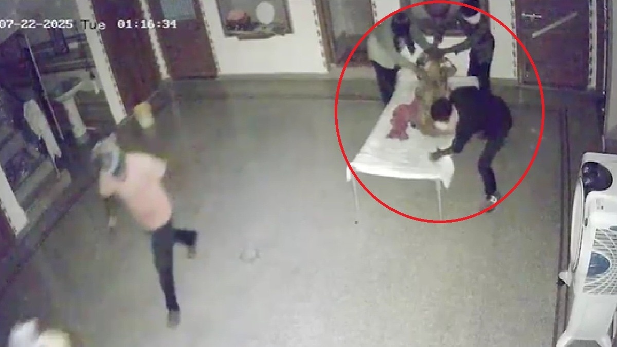 man looting in house 