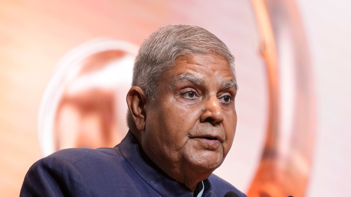 पूर्व उपराष्ट्रपति जगदीप धनखड़. (Photo: PTI)