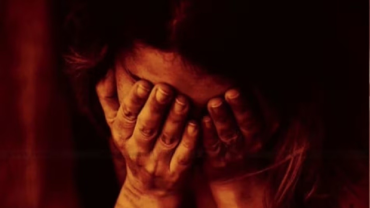 woman crying