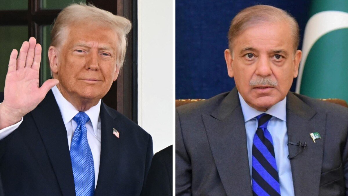 अमेरिकी राष्ट्रपति डोनाल्ड ट्रंप और पाकिस्तान के PM शहबाज शरीफ के बीच मुलाकात हो सकती है. (File Photo- Reuters)