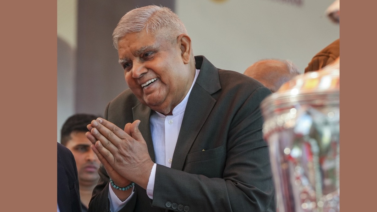 पूर्व उपराष्ट्रपति जगदीप धनखड़. (Photo: PTI)