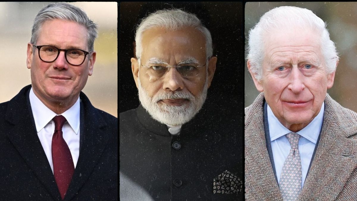 प्रधानमंत्री मोदी ब्रिटेन दौरे पर पीएम स्टार्मर और किंग चार्ल्स से मुलाकात करेंगे (Photo: Reuters)