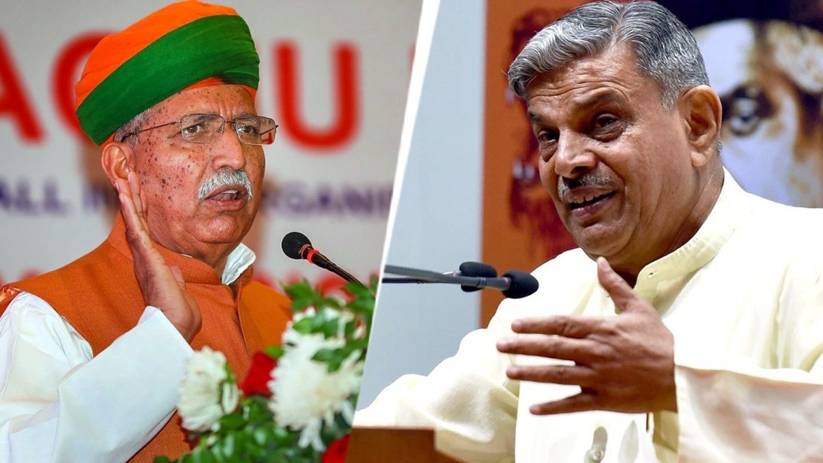  law minister arjun ram meghwal and rss dattatreya hosabale