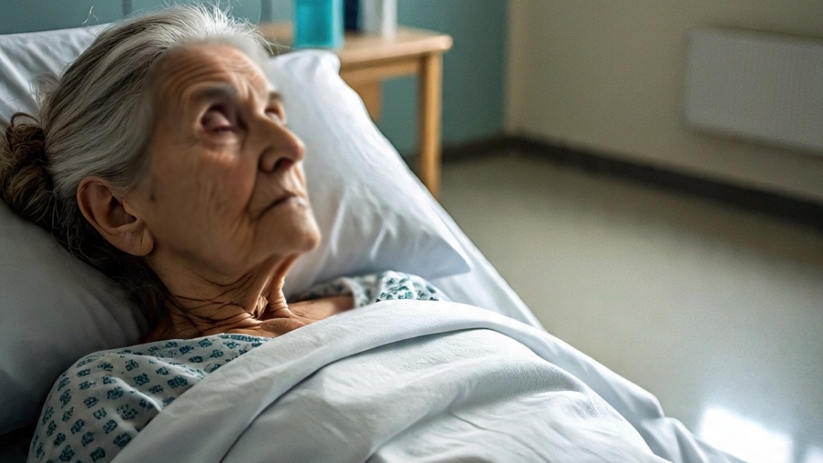 अस्पताल में बुजुर्ग महिला मरीज की मौत (Photo: AI-generated)