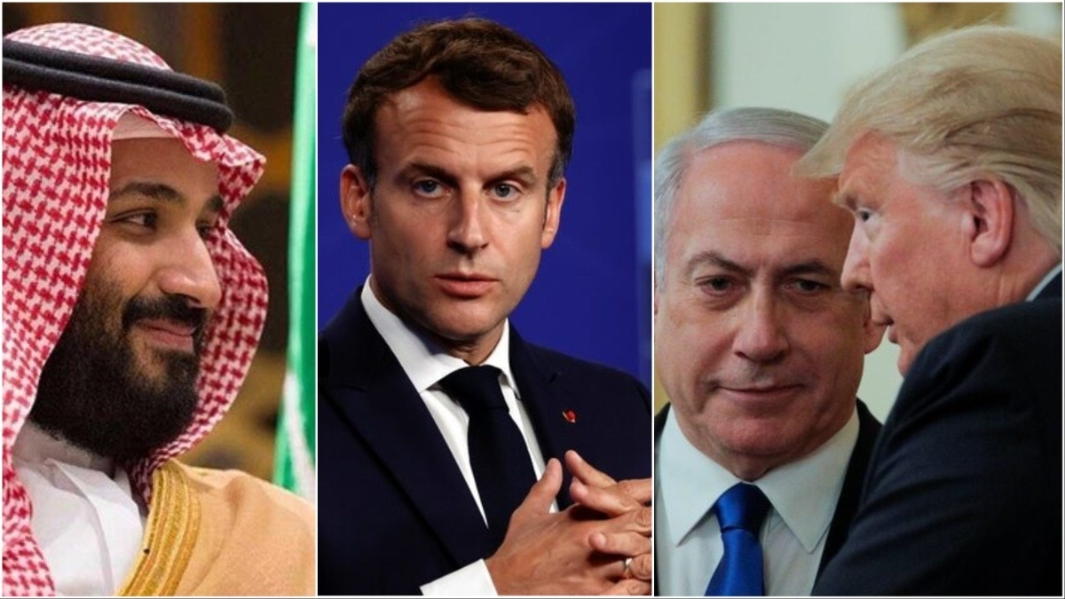 MBS, Emmanuel Macron, Trump, Netanyahu