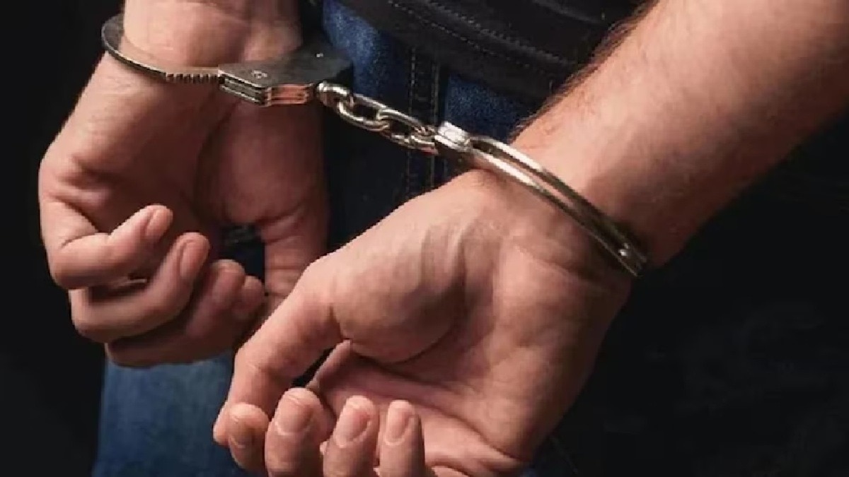 man handcuffed