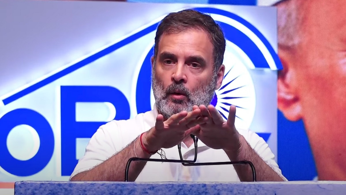 जातिगत गणना को राहुल गांधी ने बताया न्याय की नींव (Photo: Youtube/@RahulGandhi)