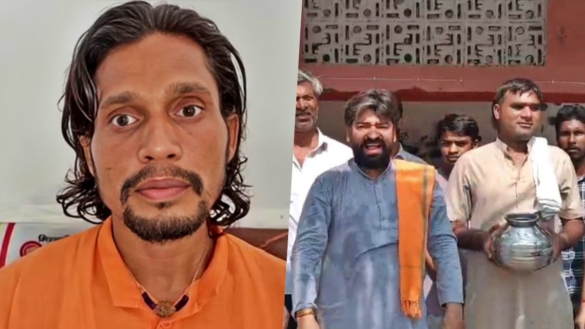 कासिम पहचान छिपाकर बन बैठा मंदिर का पुजारी, हिंदू संगठन नाराज (Photo: ITG)