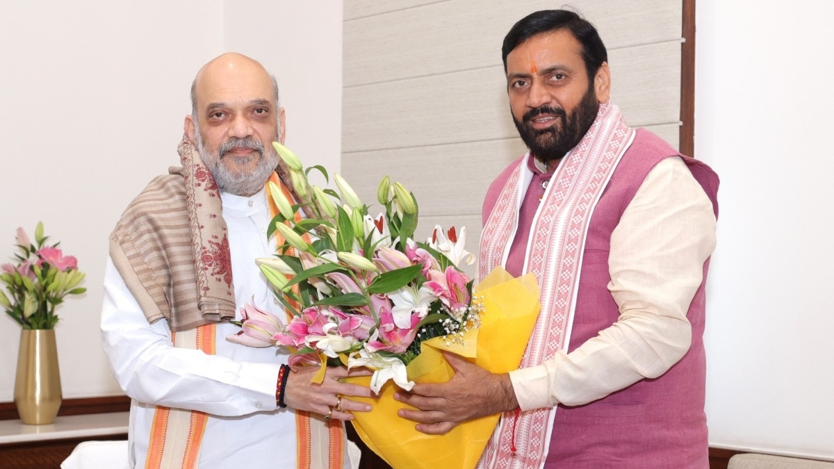 Nayab Singh Saini amit shah