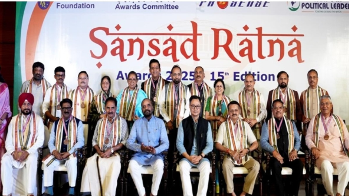 Seventeen MPs honoured with Sansad Ratna Awards for Parliamentary performance