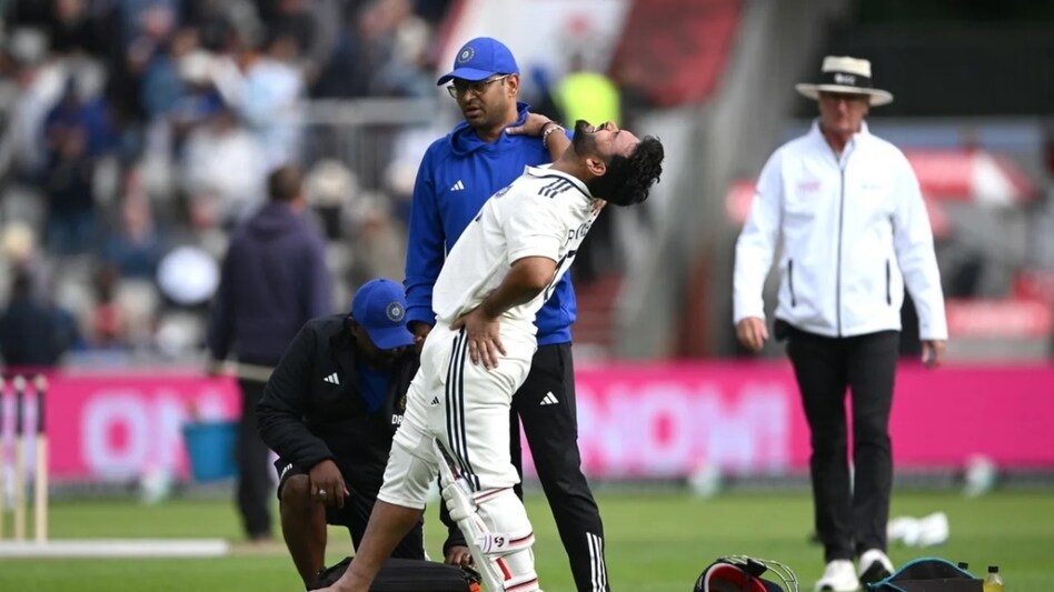 ऋषभ पंत को मैनचेस्टर टेस्ट मैच में लग गई थी चोट (Photo: Getty Images)