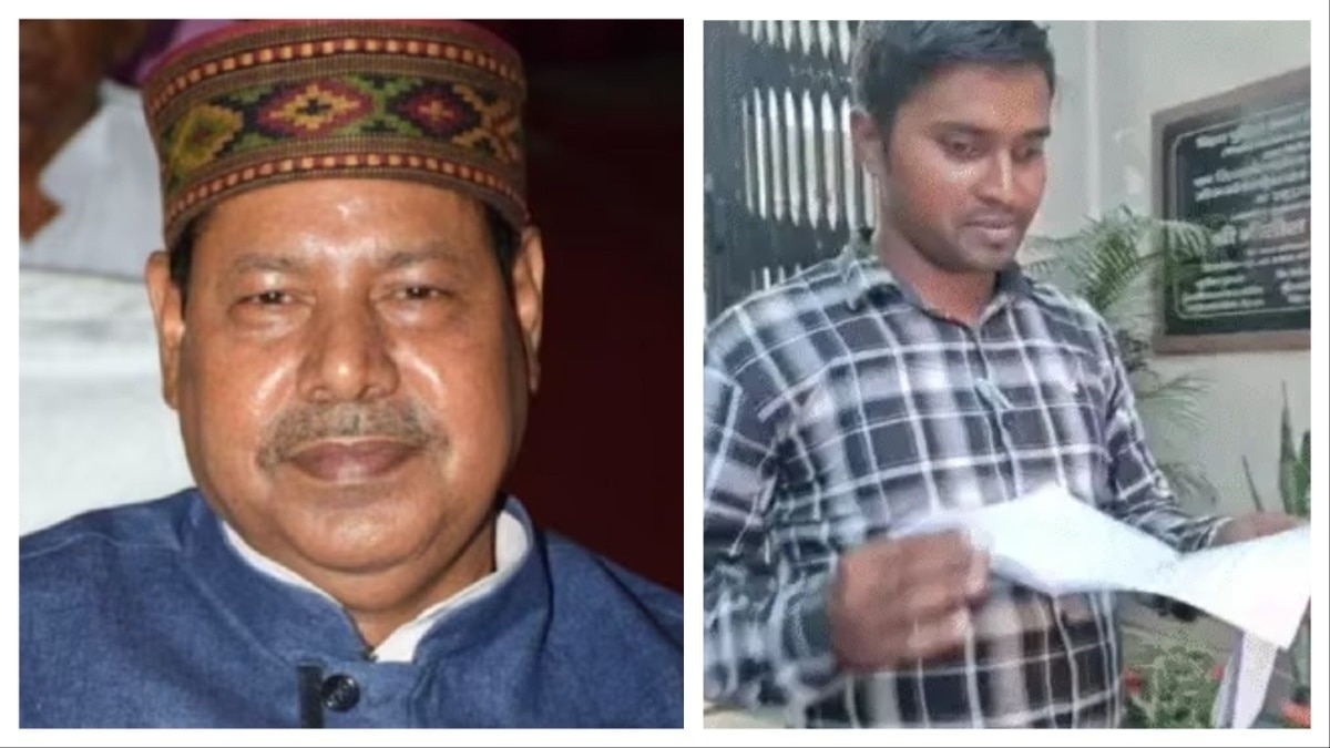 MLA भाई वीरेंद्र और पंचायत सचिव- (Photo ITG) 