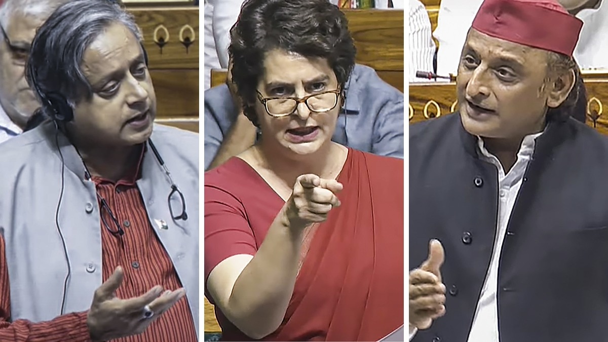 बीजेपी से सहमत दिखे थरूर, नोट्स बनातीं प्रियंका और अखिलेश का शक्ति प्रदर्शन... कैमरे के पीछे ऐसा था संसद का माहौल
